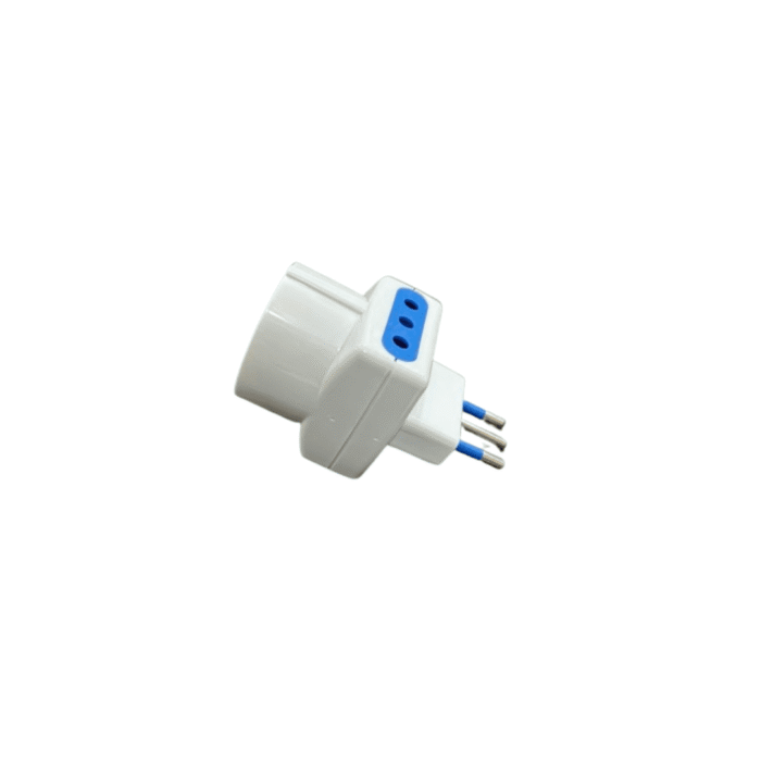 Adaptador de schucko y 2 tomas