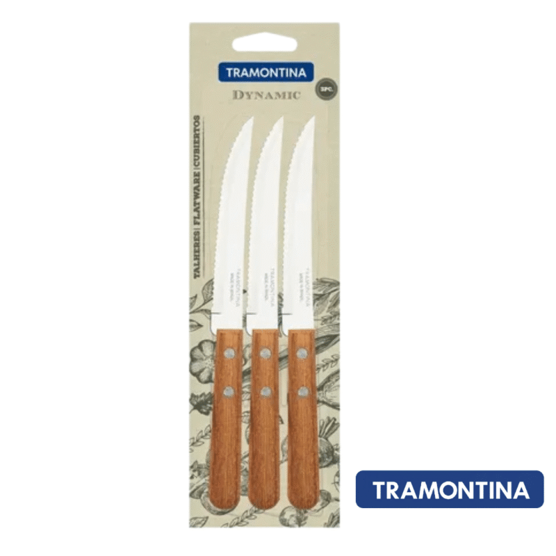 Set cuchillo x3 madera