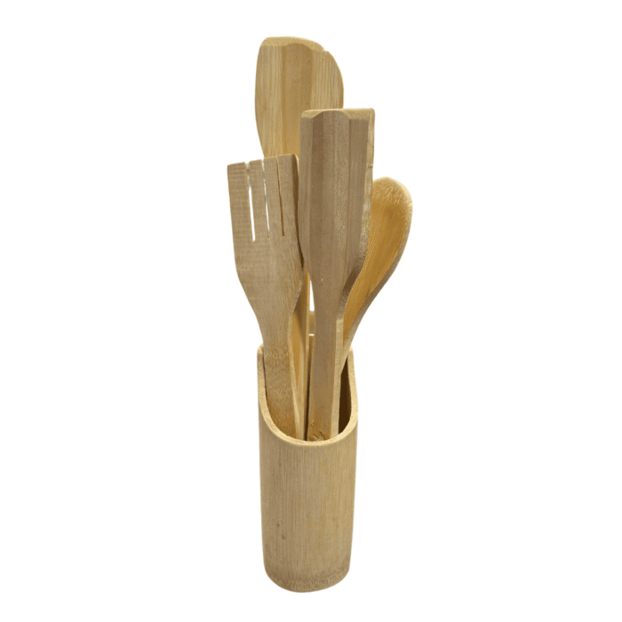 Juego menage + soporte de bamboo