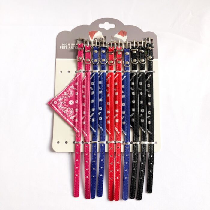 Collares con pañuelo para gato