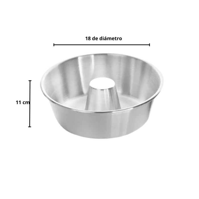 Budinera con tubo 18cm