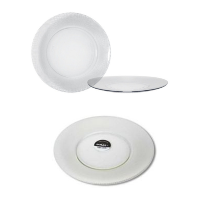 Plato de vidrio. durax